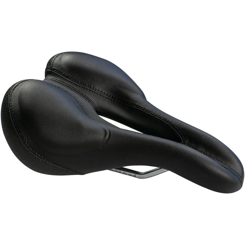 Bike Saddle Planet Bike A.R.S. Standard – Black 170mm Width Steel Rails Gel Pads