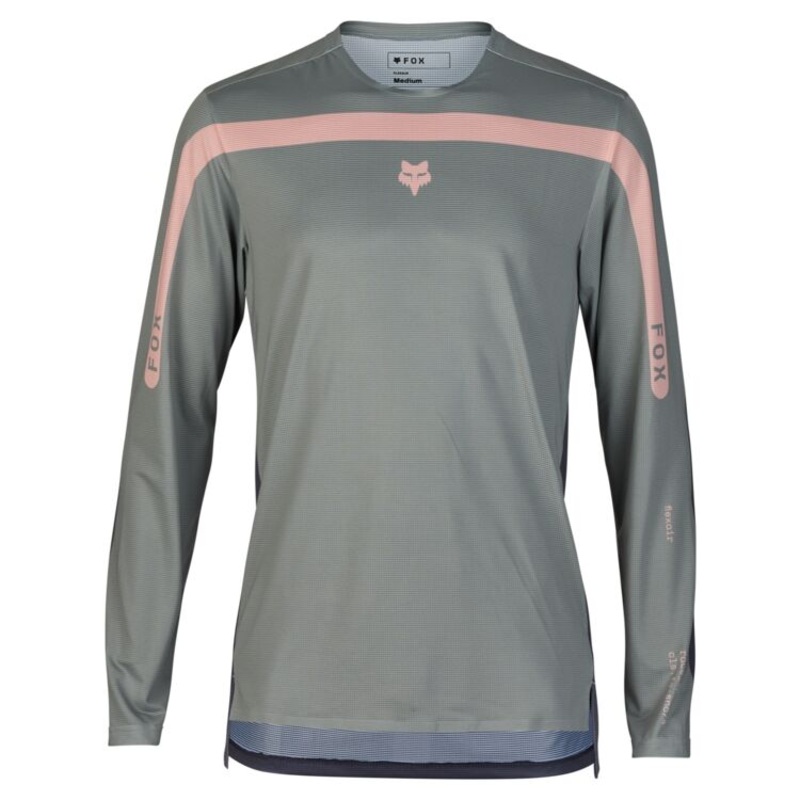 Fox Racing Flexair Long Sleeve MTB Race Jersey – Aviation – Gray Vintage Gray Vintage Small