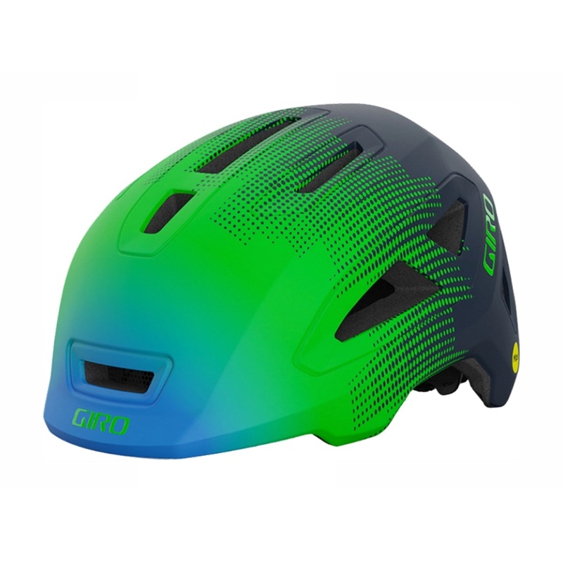 Giro Scamp MIPS II Child Helmet – Matt Blue-Green Towers Matt Blue – Green Towers X-Small