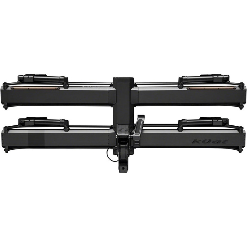 Kuat Piston Pro X Hitch Bike Rack – 2-Bike, 2″ Receiver, LED Lights with 4-Pin Plug, Kashima Coat, Galaxy Gray