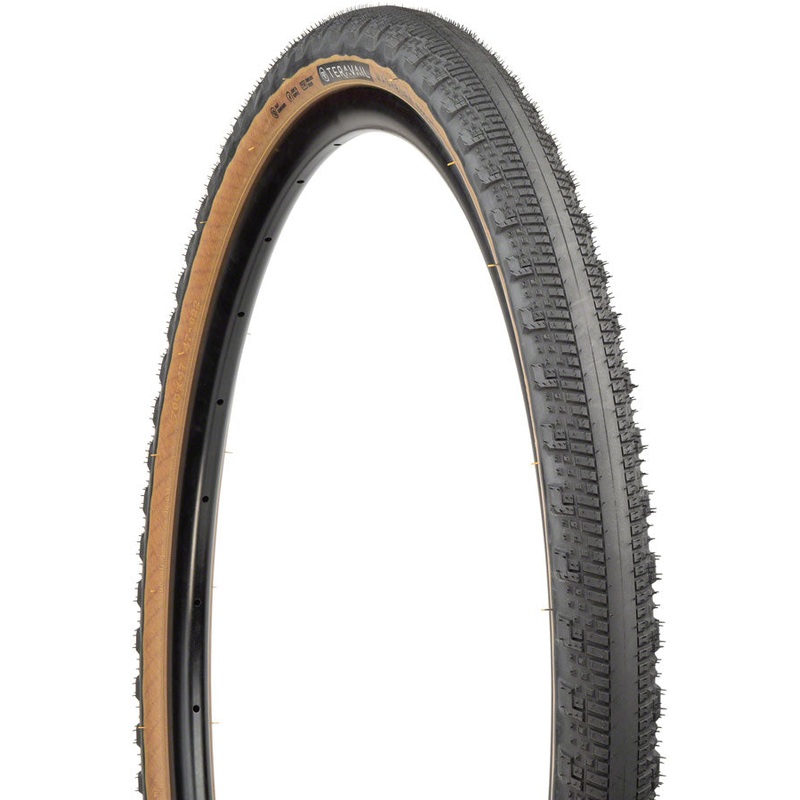 Teravail Washburn Tire – 700 x 47, Tubeless, Folding, Tan, Light and Supple