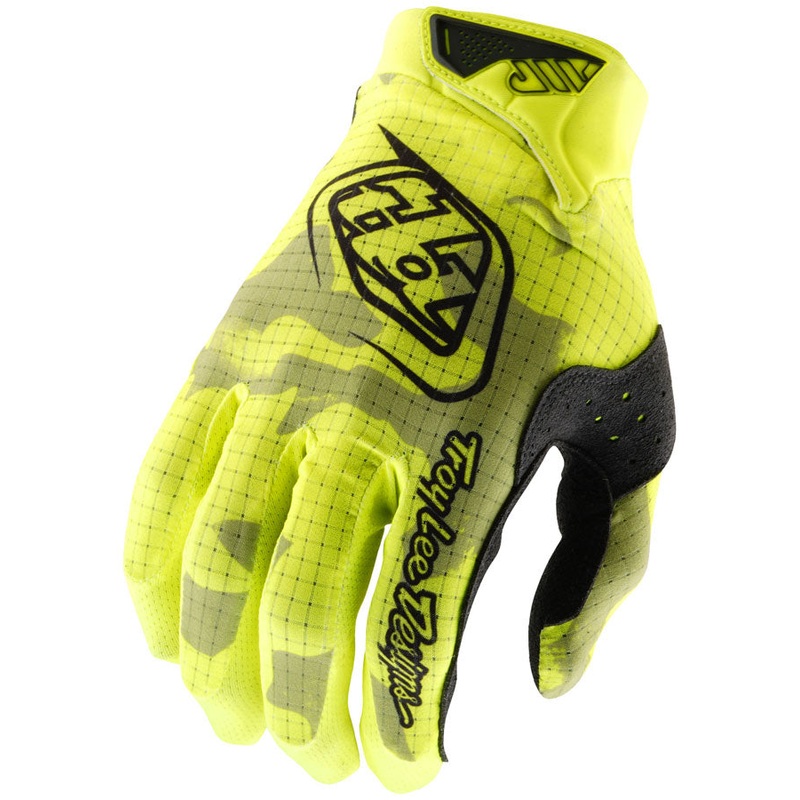 Troy Lee Designs Air Glove  Blotted Flo Yellow, Small