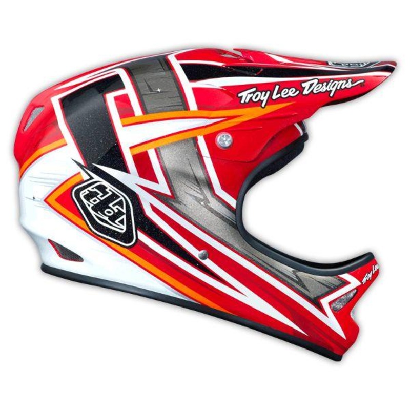 Troy Lee Designs D2 Full Face Helmet – Proven Red Proven Red X-Small/Small