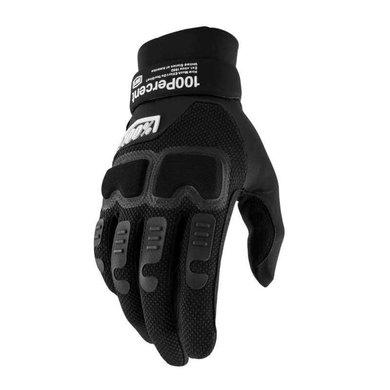 100% Langdale Glove – Black Black Small