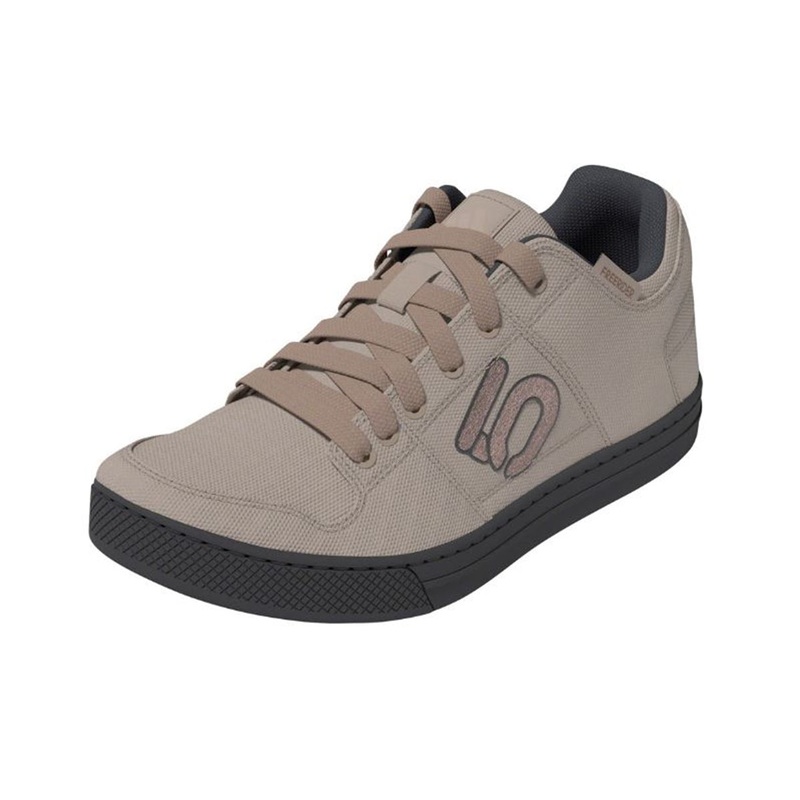 Five Ten Freerider Canvas Flat Pedal Shoe – Womens – Wonder Taupe-Warm Clay-Gray Six Wonder Taupe – Warm Clay – Gray Six US 5