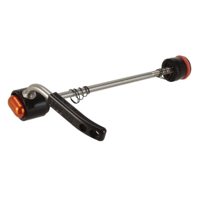 Paul Components Quick Release Skewer, 100mm Front, Black w/Orange