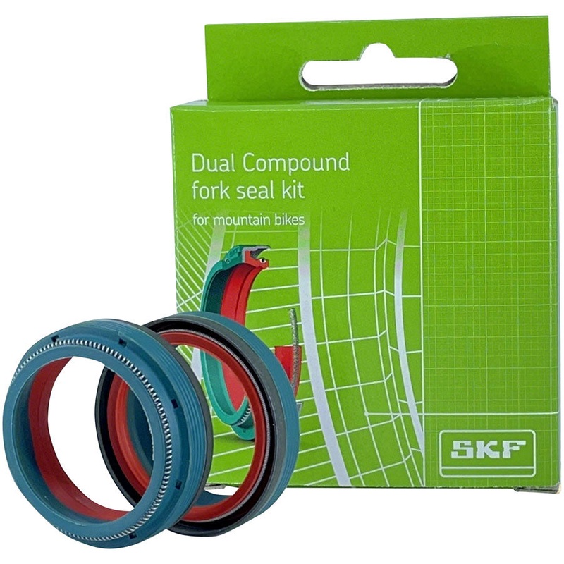 SKF Dual Compound MTB Fork Seal Kits | High-Performance Rubber, Advanced Sealing Technology, Fit RockShox & Fox Air 32-40mm Suspension RockShox 35mm 2019
