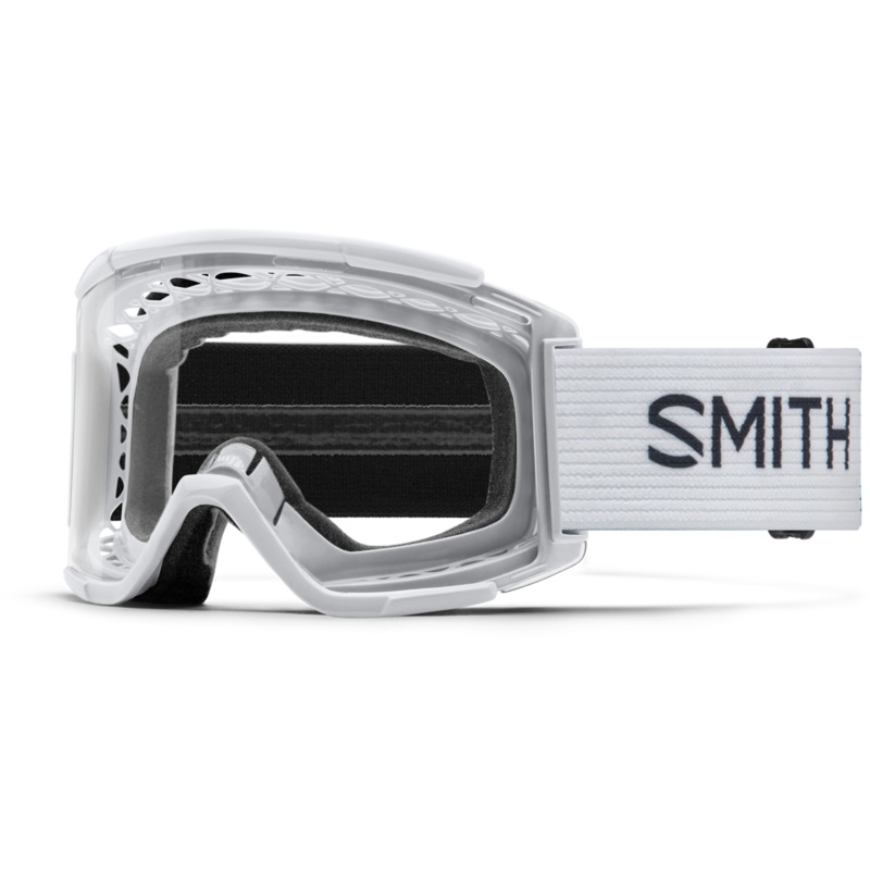 Smith Squad XL MTB Goggle – White White Clear Anti-Fog Lens