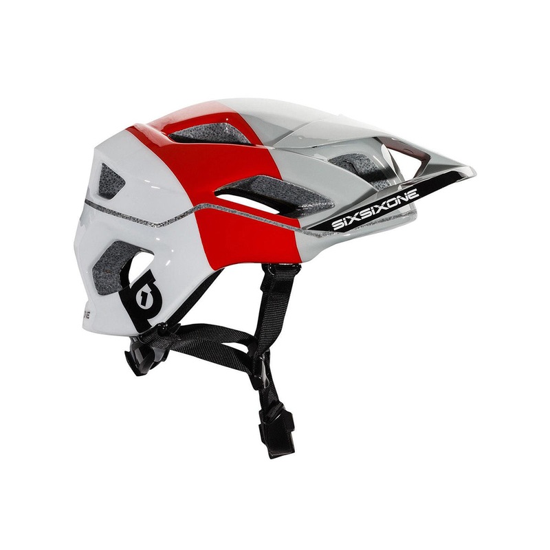 661 Evo AM TRES MIPS MTB Helmet – White-Red White – Red Medium/Large