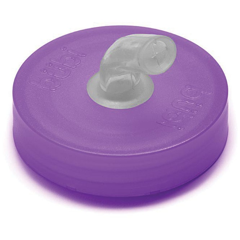 Bubi Bottle Sports Caps | Easy-Hold, Leak-Proof Hydration Accessories for Bubi Water Bottles in Amethyst & Sunset Orange AMETHYST GRAPE