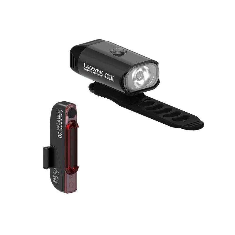 Lezyne Mini Drive 400/ Stick 30 Black