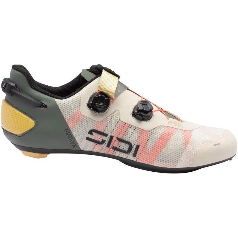 Road Bike Shoes Sidi Wire 3 Road – Mens, Sand Coral Fluo, 47