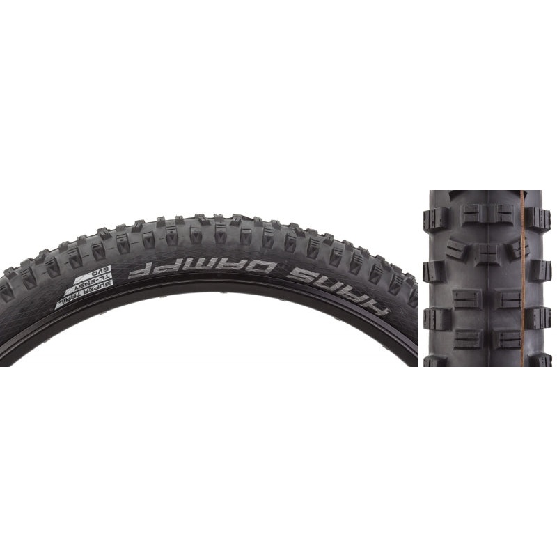 Schwalbe Hans Dampf Tire – 27.5 x 2.35″ Tubeless Folding BLK Evolution Line Addix Soft Super Trail