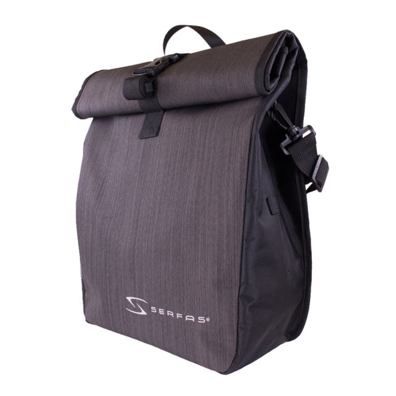 Serfas Pannier Single Bag – Black Black Single