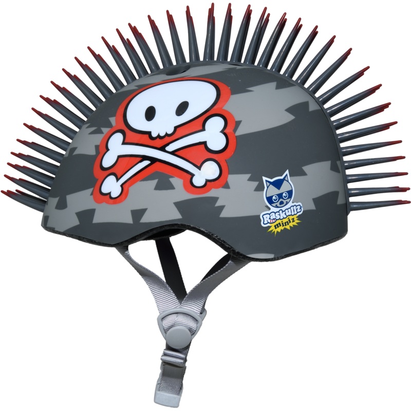 C.Preme Raskullz Infant Safety Helmet – 1 Plus – Miniz: Lil Pirate Mohawk-Gray Miniz: Lil Pirate Mohawk – Gray One Size