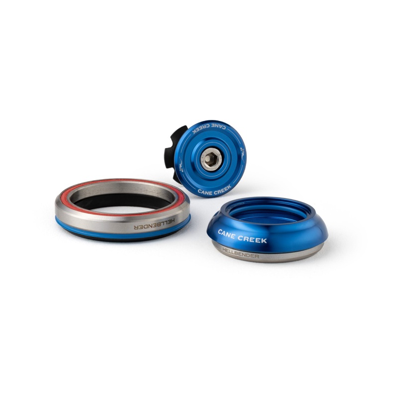 Cane Creek Hellbender 70 Headset – Blue Blue IS41/28.6/H9 – IS52/40 1.5″ Tapered