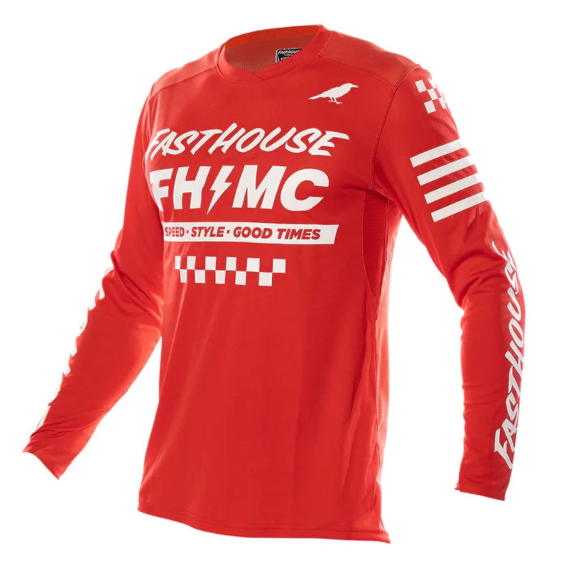 Fasthouse Elrod Jersey – Red Red Small