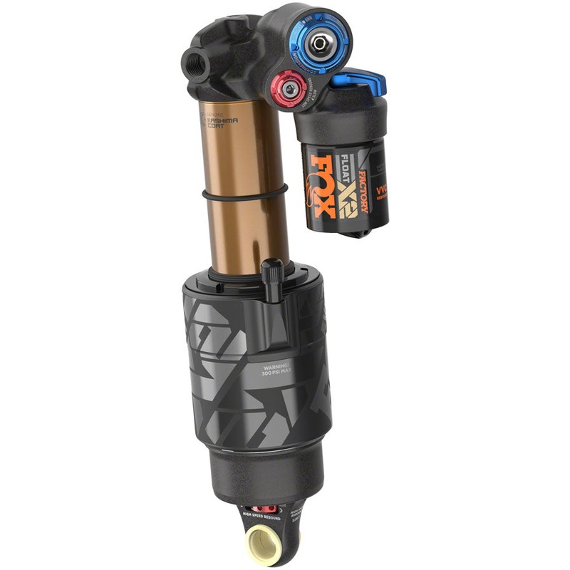 FOX FLOAT X2 Factory Rear Shock – Trunnion Metric 185 x 55 mm 2-Position Lever Kashima Coat