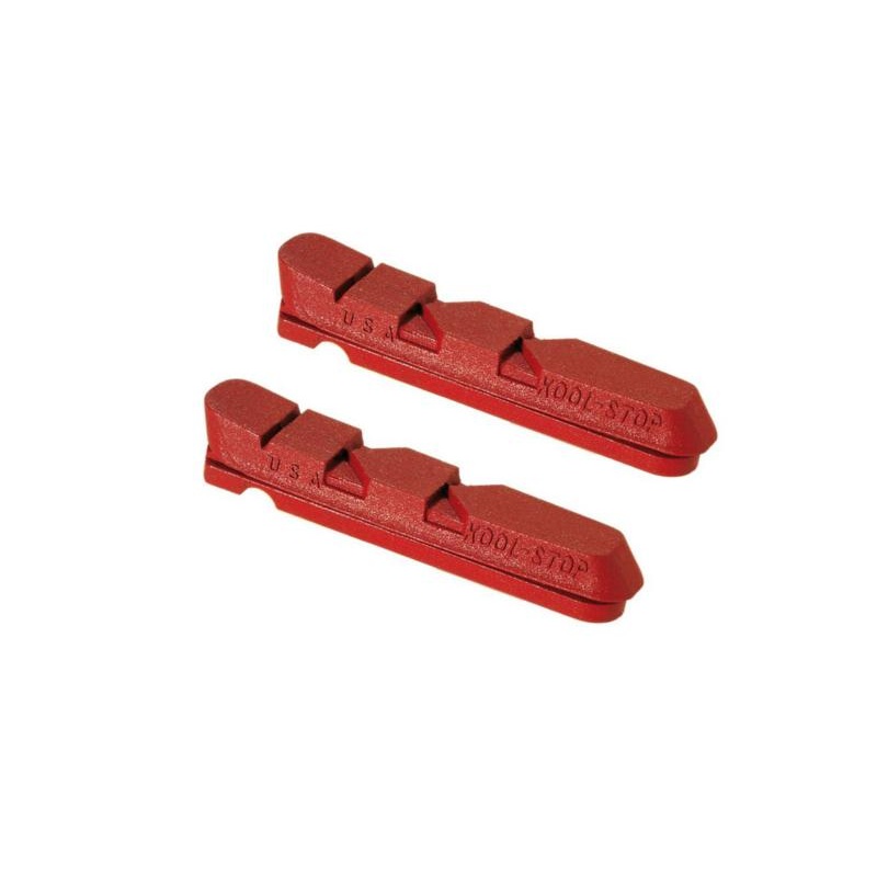 Kool Stop Dura-Type Road Brake Pad Inserts – Salmon Salmon For Wet Conditions