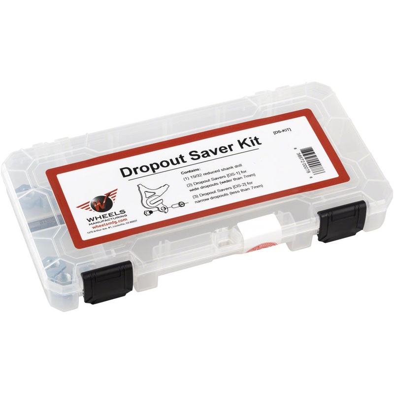 Wheels Manufacturing Dropout Saver Kit  Frame Derailleur Hanger Repair, Frame Protection, Durable Materials & Innovative Dropout Maintenance Starter Kit