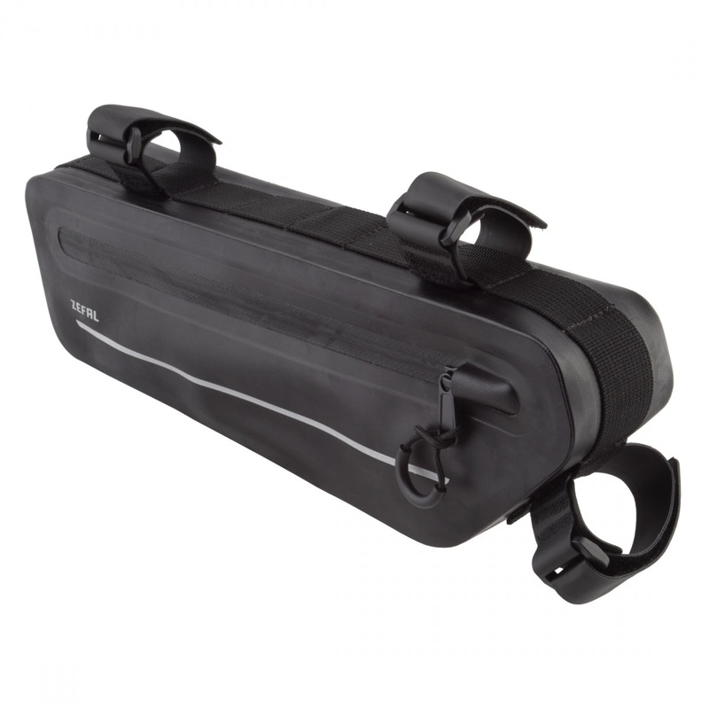 Zefal Z Adventure Frame Bag Black 11×5.1×2.5in Velcro Straps