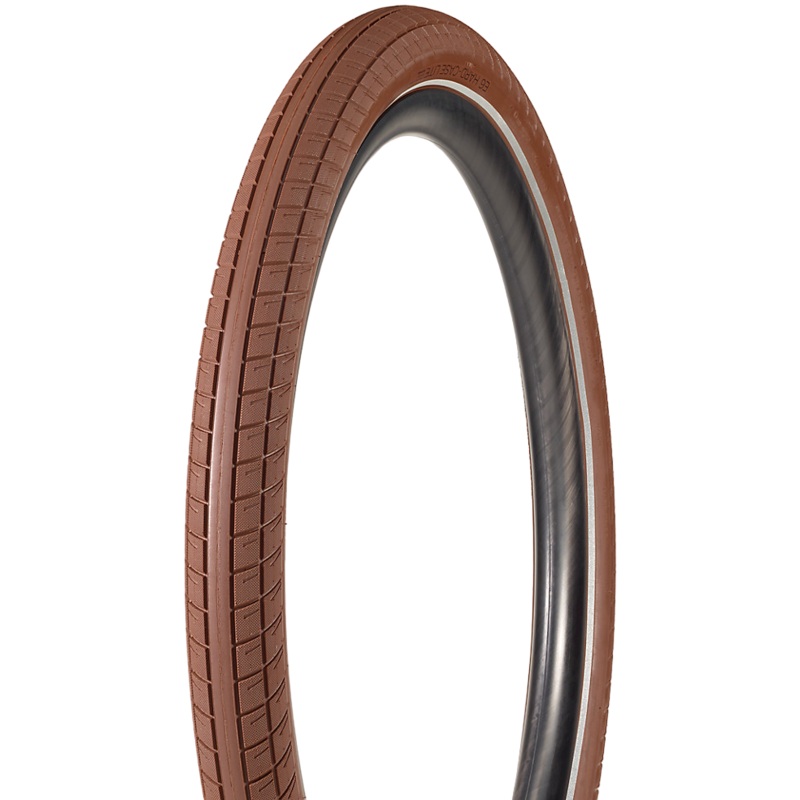 Bontrager E6 Hard-Case Lite 27.5″ E-Bike Tire – Reflective Natural – Reflective 2.4″