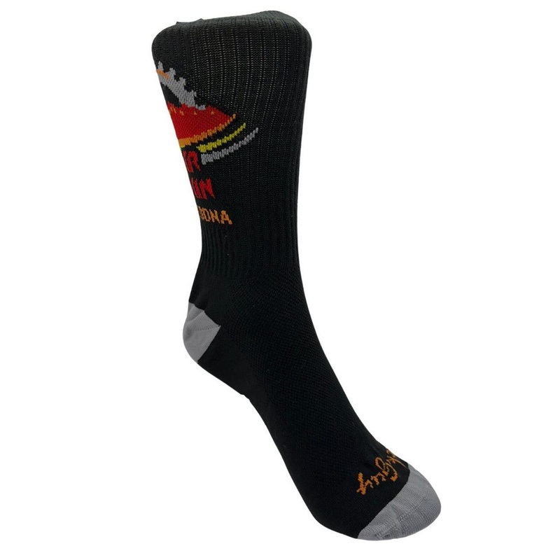 Crew Shop Sock Black Chainring Small/Medium
