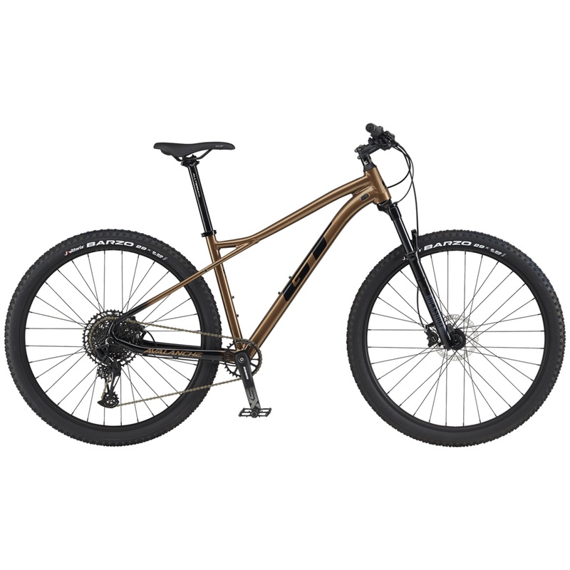 GT Bikes Avalanche Expert 29 – Satin Bronze-Aqua – 2024 Satin Bronze – Aqua Medium