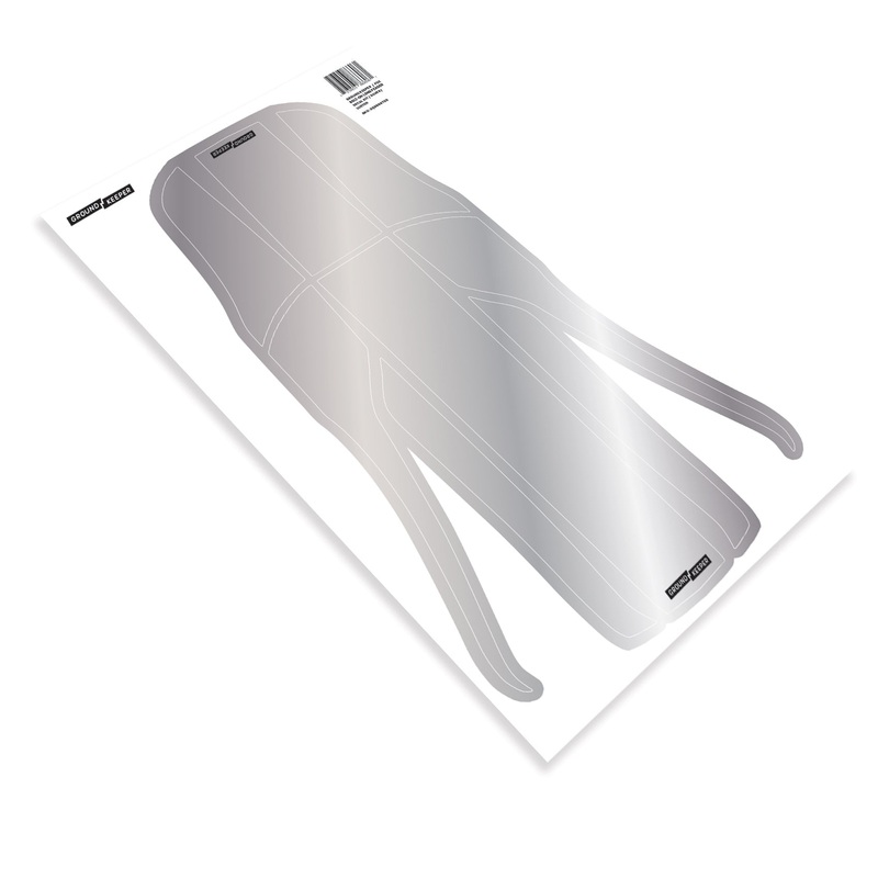 Metallic Fox 36/38 Long Bolt-On Fender Decal Kit Chill Chrome – Holographic