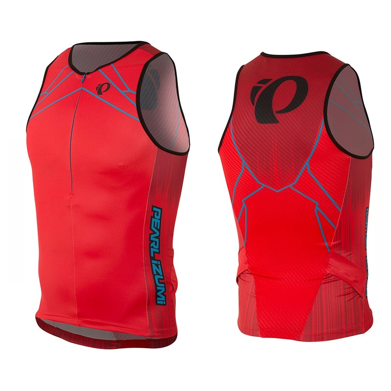 Pearl Izumi Elite InRCool Ltd Tri Singlet – Vaporize True Red Vaporize True Red 2X-Large