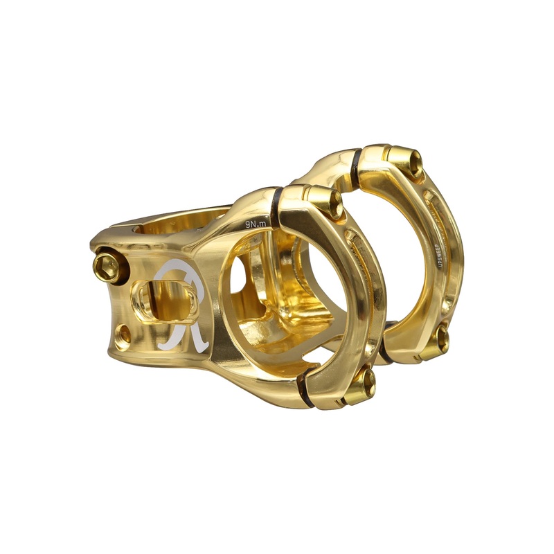 Spank Split 35 Rainier Beer Stem, Gold with Gold Top Cap