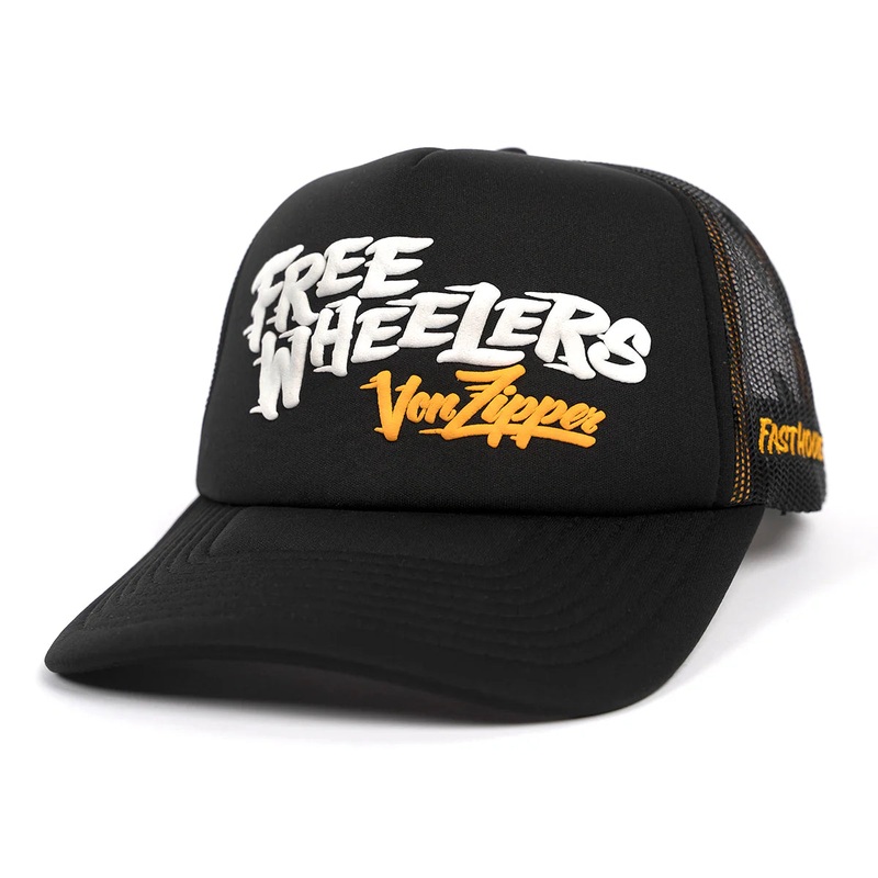 Fasthouse VZ Free Wheelers Hat – Black Black One Size
