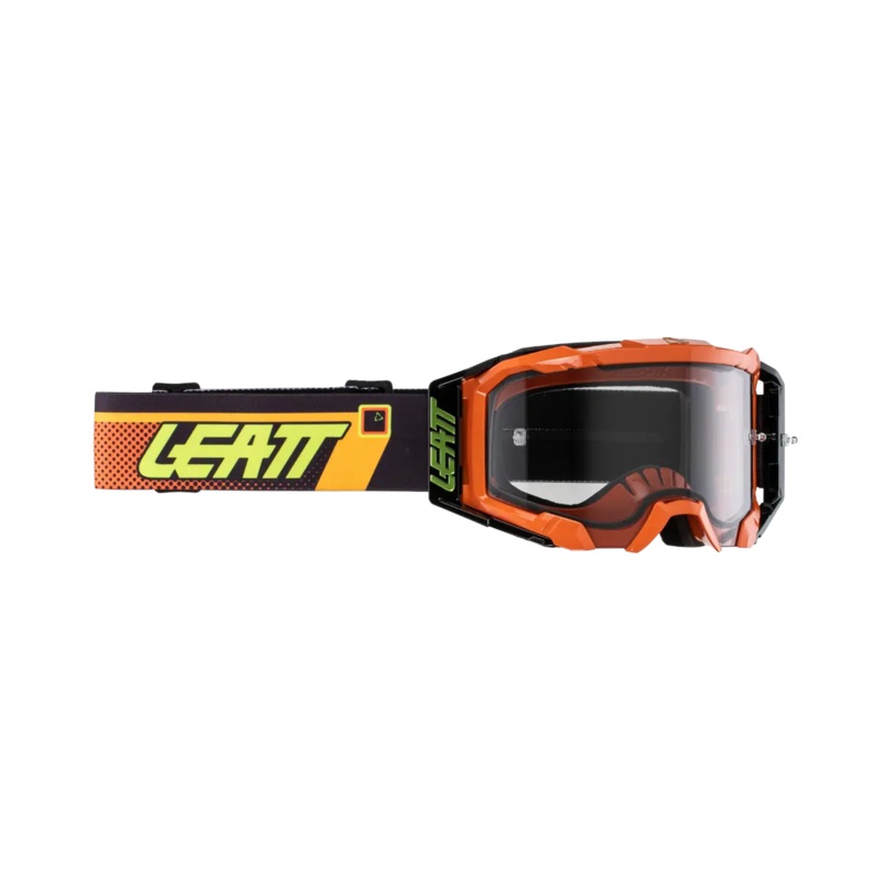 Leatt Velocity 5.5 MTB Goggle – Citrus-Light Gray – 2024 Citrus – Light Gray