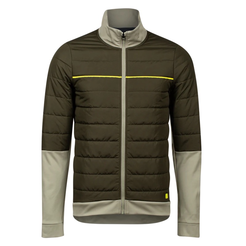 Pearl Izumi Elevate Insulated Amfib Jacket – Forest-Gravel Forest – Gravel Medium