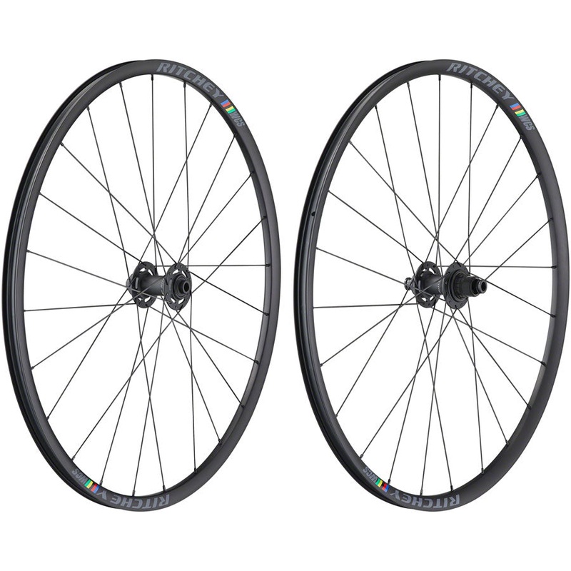 Premium Ritchey WCS Zeta Wheelsets – Alloy, Tubeless Ready, Center-Lock Disc, Wider Lighter Stiffer Gravel & Cyclocross Bike Wheels Front/Rear (XDR)