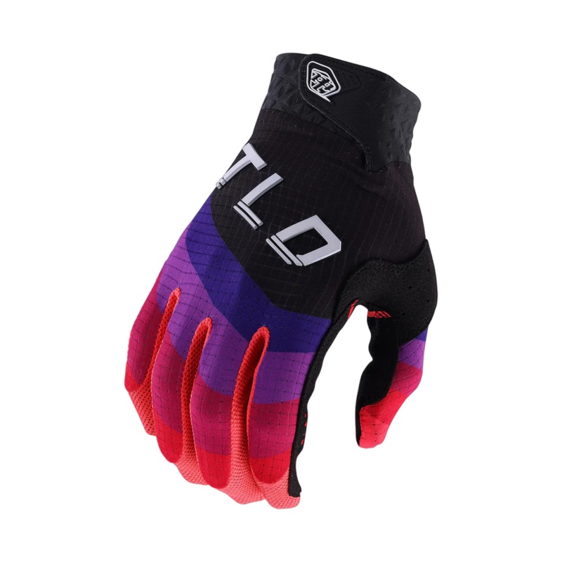 Troy Lee Designs Air MTB Glove – Reverb – Black-Glo Red Black – Glo Red Small