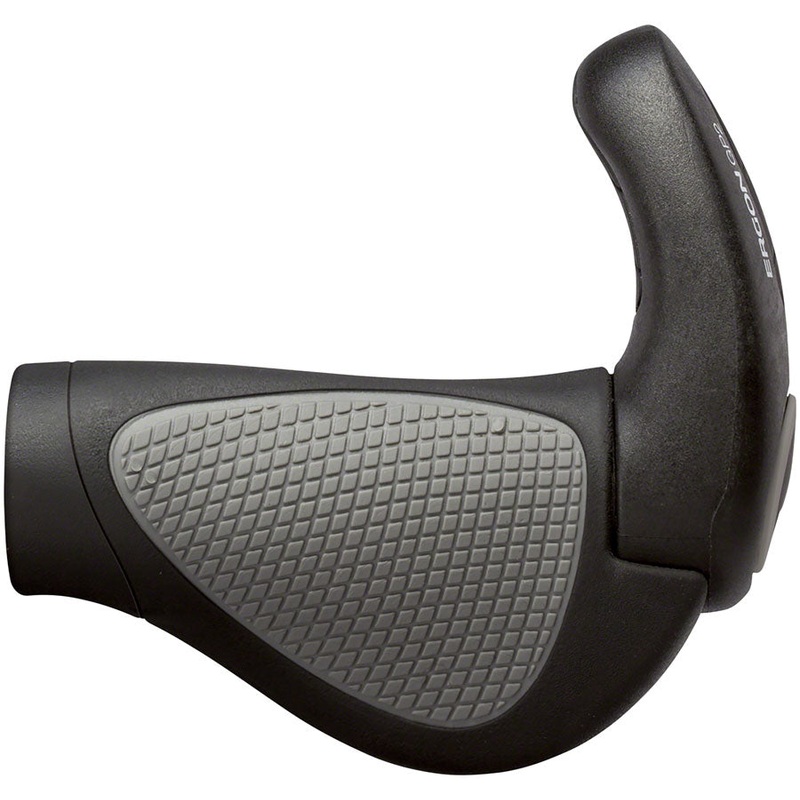 Ergon GP2 Grips – Twistshift Small Black/Gray