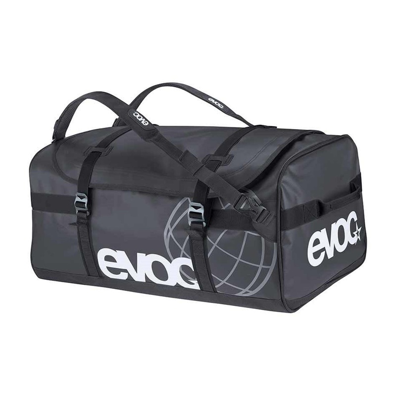 Evoc Duffel Bag – 100L – Black Black 100L Capacity – 70 x 40 x 35cm