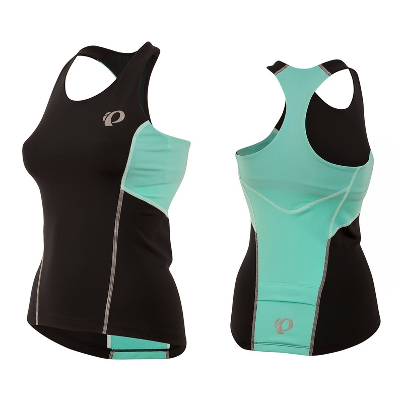Pearl Izumi Select Pursuit Tri Tank – Womens – Black-Aqua Mint Black – Aqua Mint X-Small