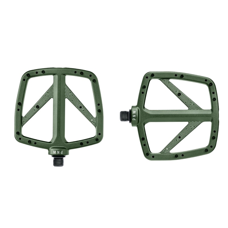 PNW Loam Alloy Flat Pedal – Moss Green Moss Green