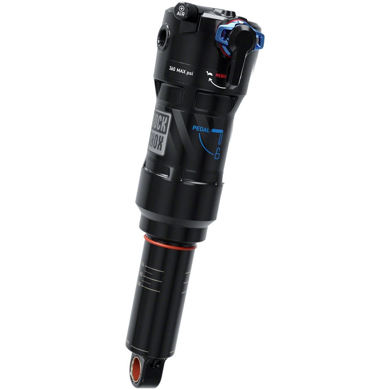RockShox Deluxe Ultimate RCT Rear Shock – 205 x 65mm, LinearAir, 2 Tokens, Reb/Low Comp, 380lb L/O Force, Trunnion /