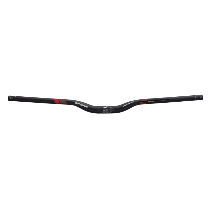 Spank Spike 800 Race Team Vibrocore Handlebar – Black-Red Black – Red 31.8mm – 800mm 15mm