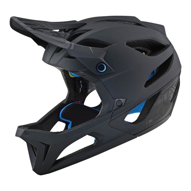 Troy Lee Designs Stage MIPS Enduro Full Face Helmet – Stealth – Black Stealth Black X-Small/Small