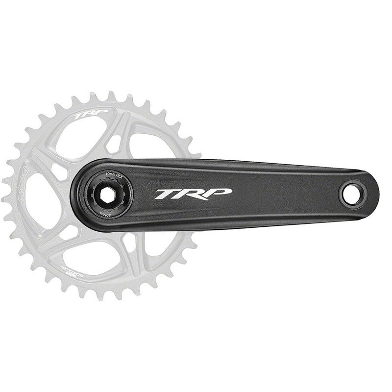 TRP CK-8070 DH Crankset – 165mm, 7-Speed, For 83mm DH Frame BB, DM CINCH Chainring Interface, 30mm Spindle, Sandblasted