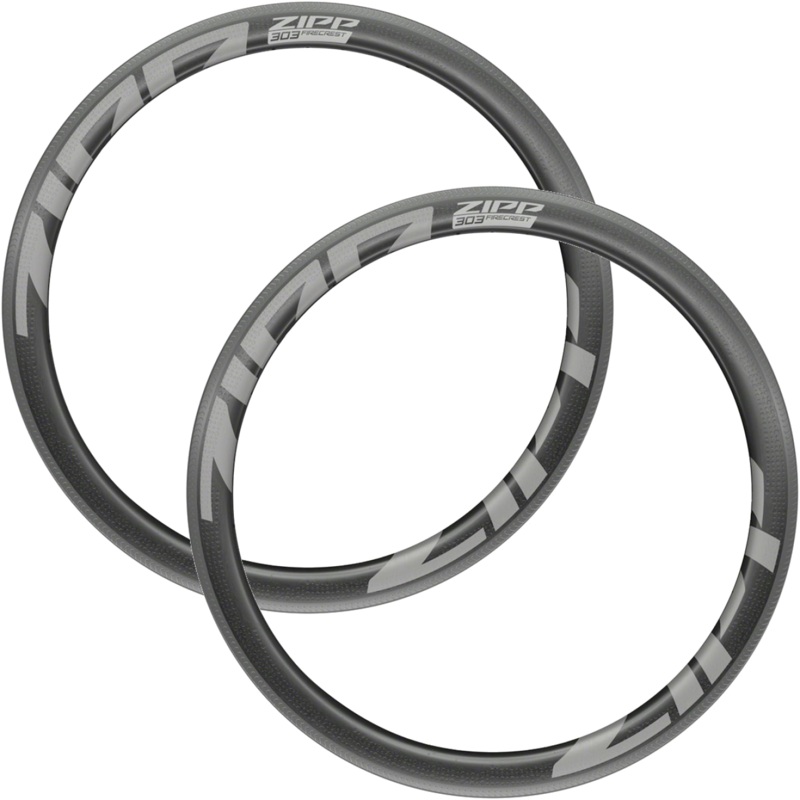 Zipp 303 Firecrest Carbon Rim 700C Tubeless Ready Wheelset – Aerodynamic, Lightweight, Rim Brake