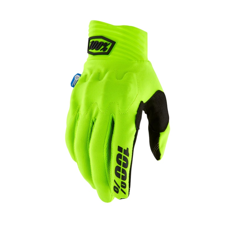100% Cognito Smart Shock Glove – Fluo Yellow Fluo Yellow Small