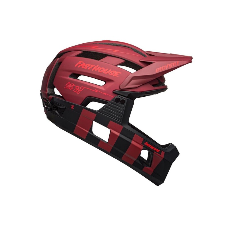 Bell Super Air R MIPS Full Face Helmet – Matt Red-Black – 2021 Matt Red – Black Small