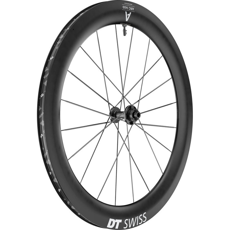 DT Swiss ARC 1400 DiCut 65 Front Wheel – 700, 12 x 100mm, Center-Lock, Black