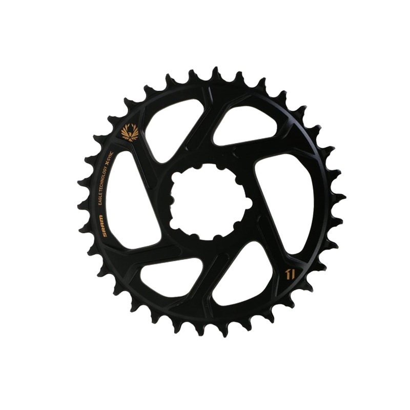 SRAM Eagle X-Sync 2 Direct Mount Chainring – Black-Gold Black – Gold 3mm Offset 30t – Boost