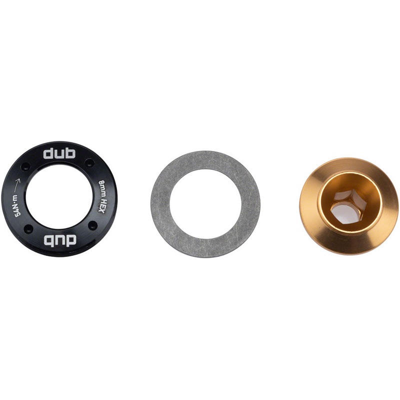 SRAM/ Truvativ DUB M18 Crank Bolt and M30 Self-Extracting Cap, Gold